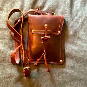 SADDLEBACK
LEATHER CROSSBODY BAG full grain cowhide  best leather money can buy